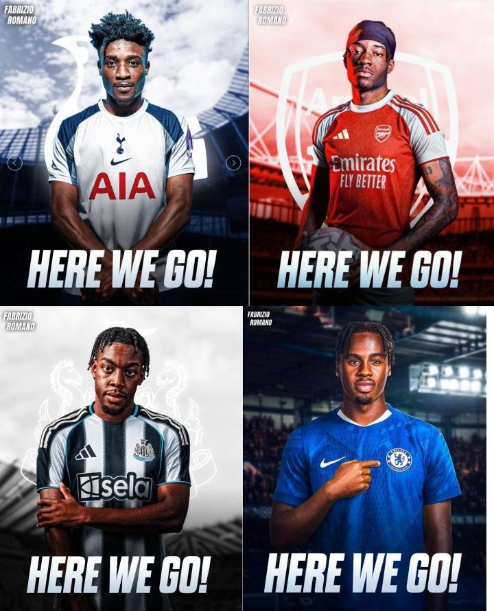 统统5500万镑！英超各豪门齐刷刷砸边锋：马杜埃凯&amp;库杜斯&amp;吉滕斯